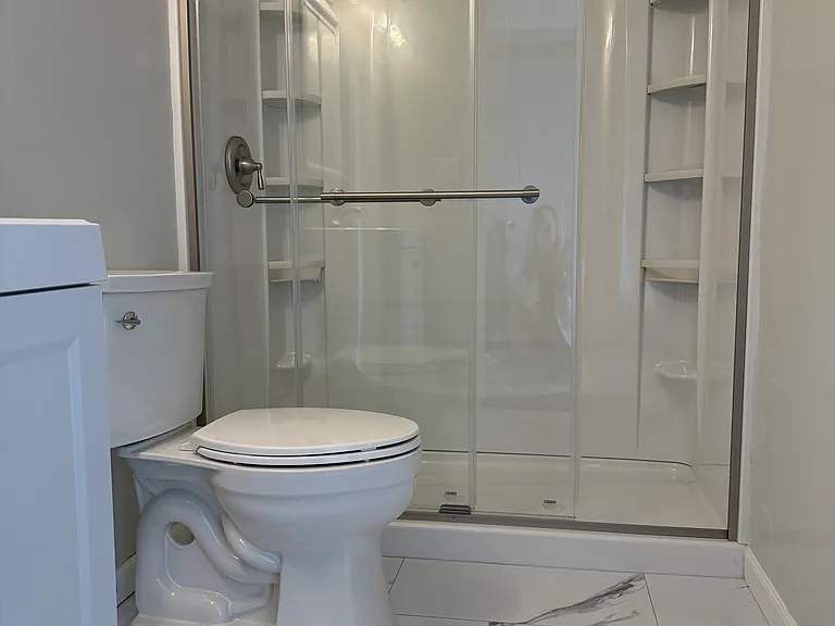 New Large walk-in shower 
Bathroom all newly renovated