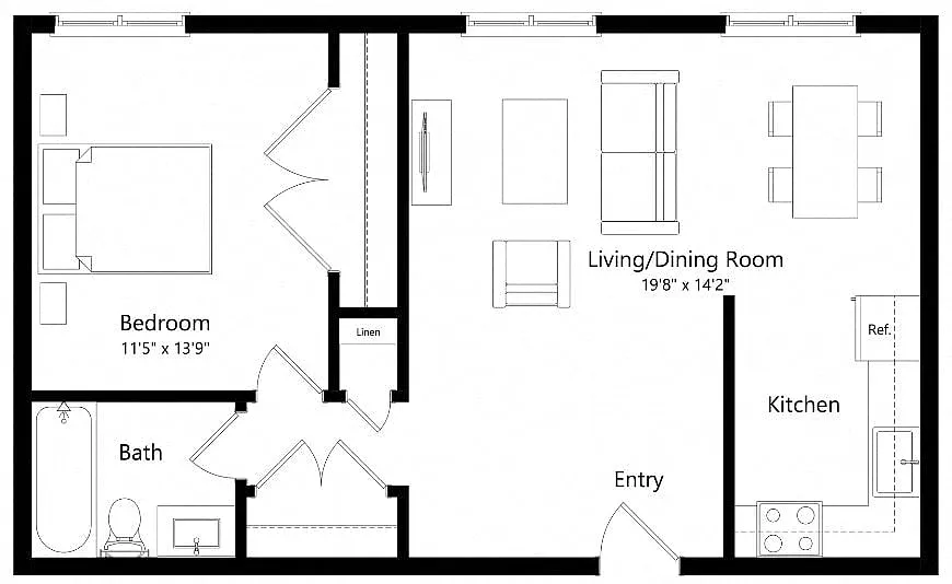 Floor plan A4-C