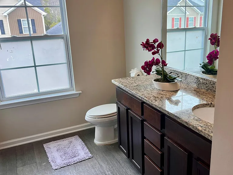 Upstairs master bathroom