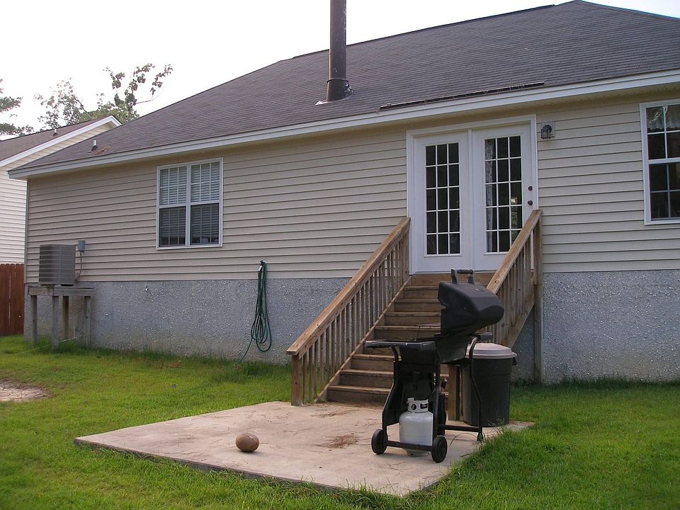 Rear of home