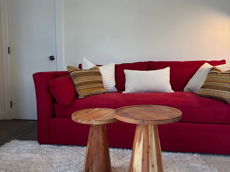 Feather filled day bed