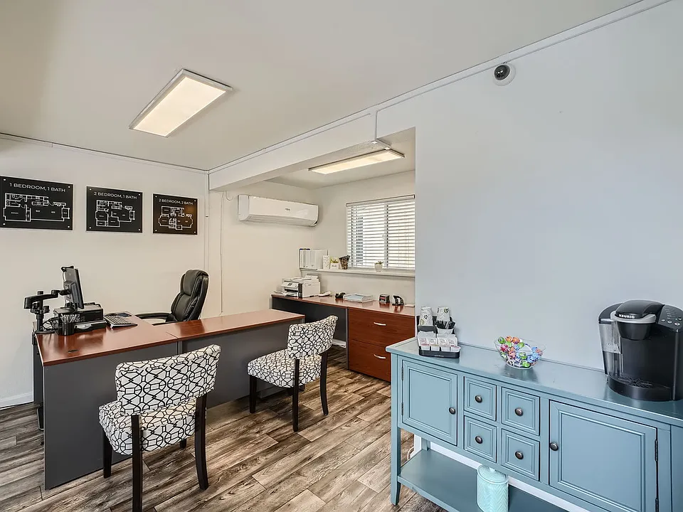 Interior of Leasing Office at Brookhaven Apartments in Federal Way, Washington