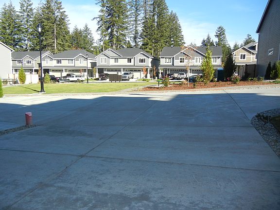 Community park conveniently located right across the driveway
