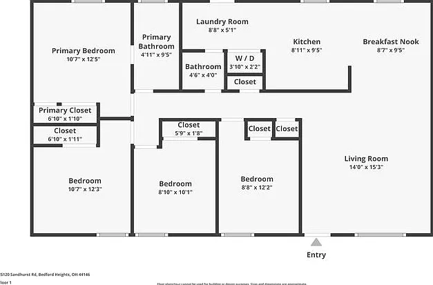 4 bed, 1.5 bath, 1170 sqft, $1,745 — Photo 2