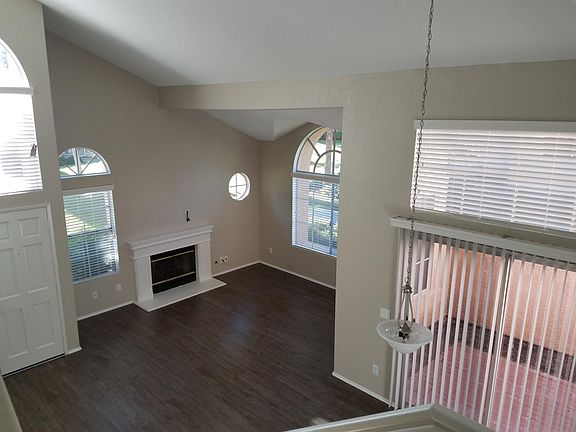 Downstairs including patio from upstairs view