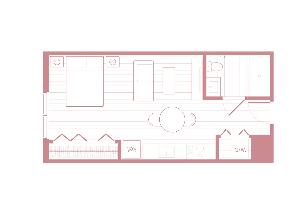 Floor plan S3 Furnished