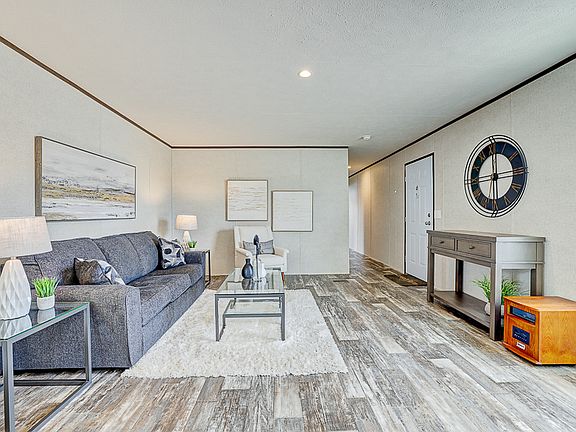 Living Room and hall to Guest Bedroom