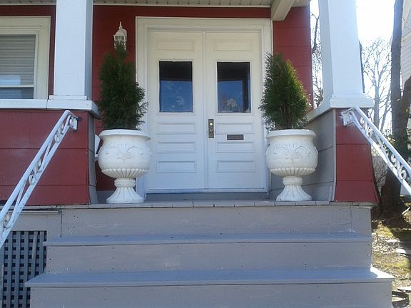 Front steps to porch