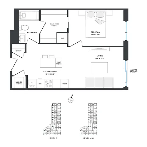 Floor plan 421