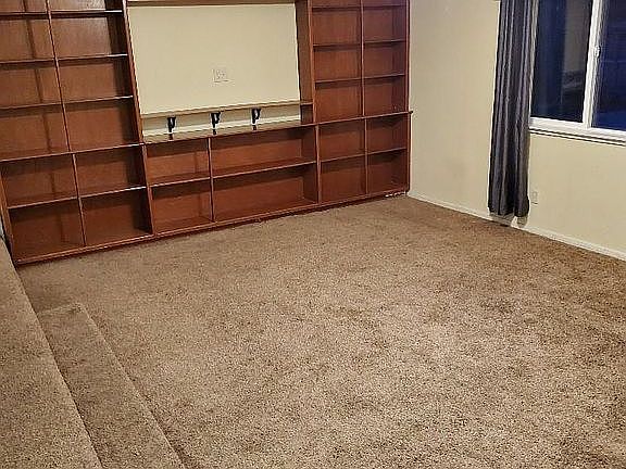 Living room sunken, built-in