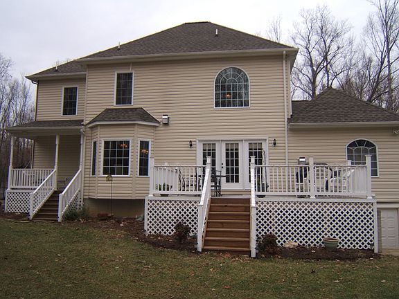 Back porch and patio