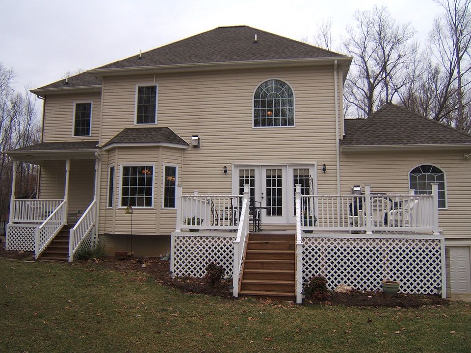 Back porch and deck