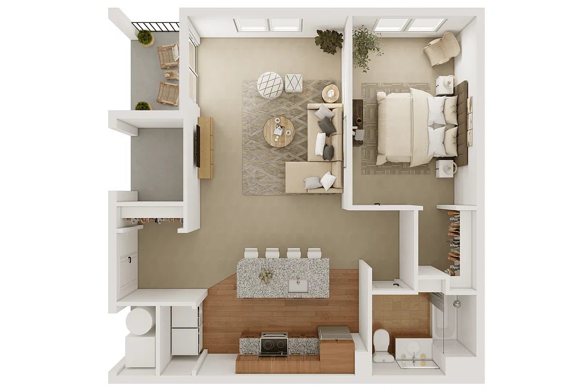 Floor plan The Cottage Grove