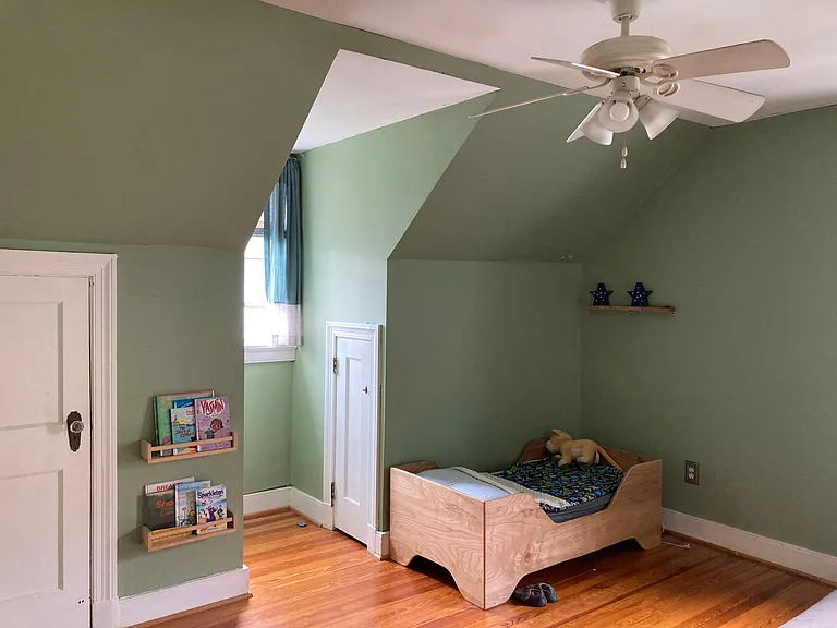 second bedroom- facing front of house