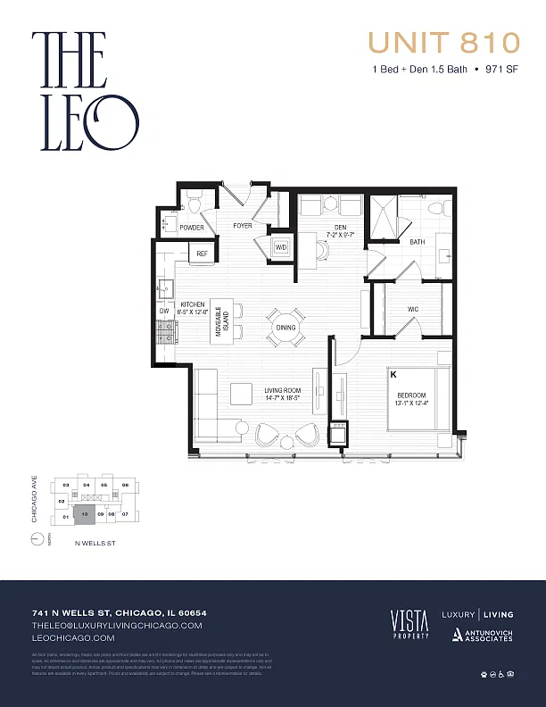 Floor plan 810