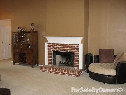 Brick Fireplace