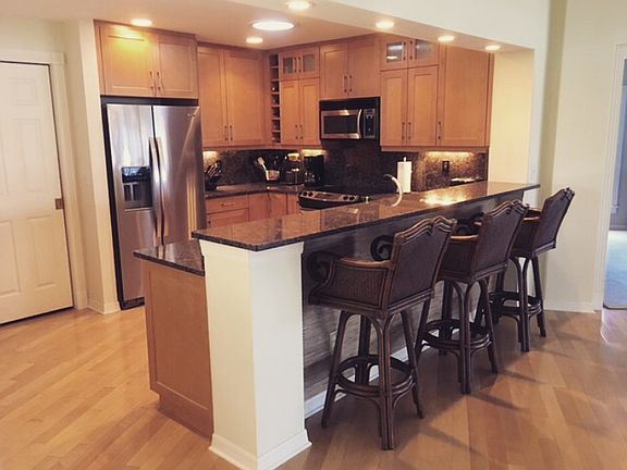 Kitchen with walk-in pantry