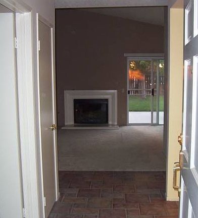 view from front entry