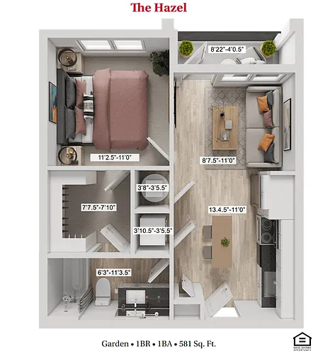 Floor plan The Hazel
