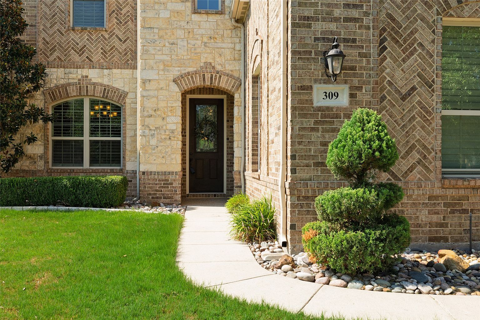 Home with bright interiors and well-maintained exterior