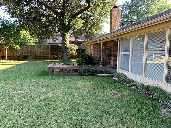 Back yard with patio & deck