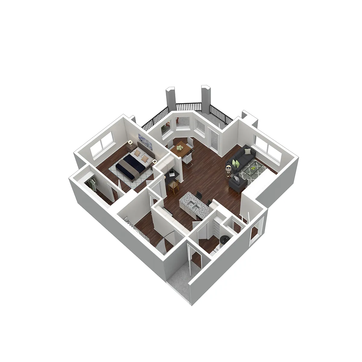 Floor plan The Bear Creek