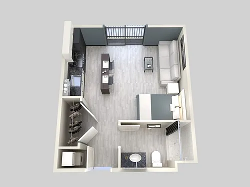 Floor plan Scotsman-Furnished Top Floor Balcony