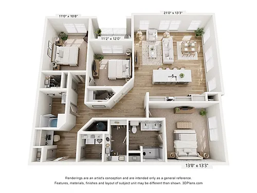 Floor plan The Visionary