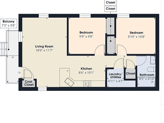 5th image of 2132 W 18th Pl #2R