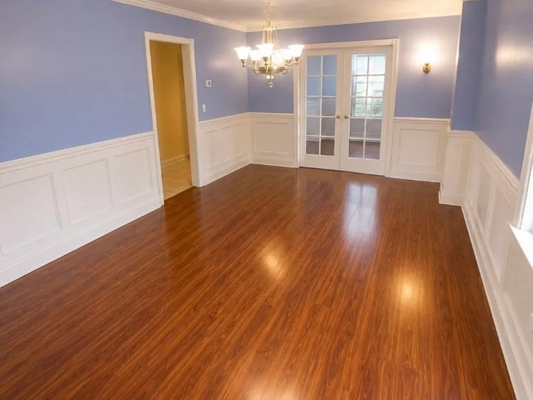 Dining room facing office - digitally altered to remove personal belongings