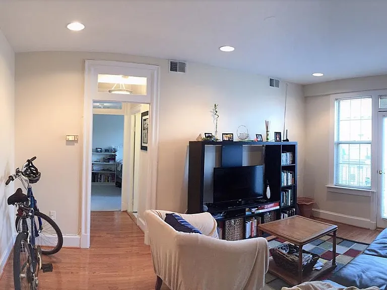 Living room: showing how a tenant furnished it