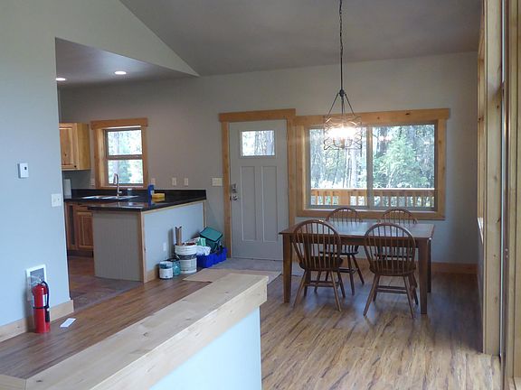 Living and dining rooms.  