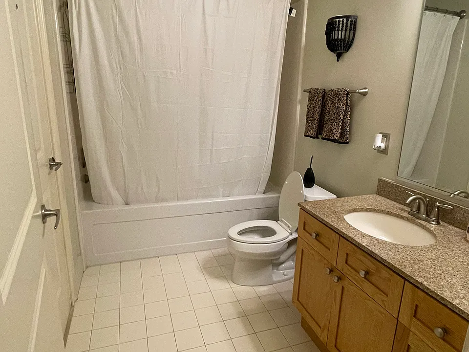 Large Bath with Shower/Tub Combo