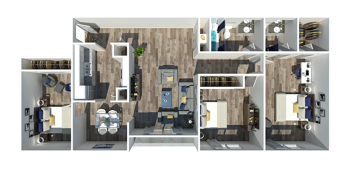 Floor plan Honeysuckle