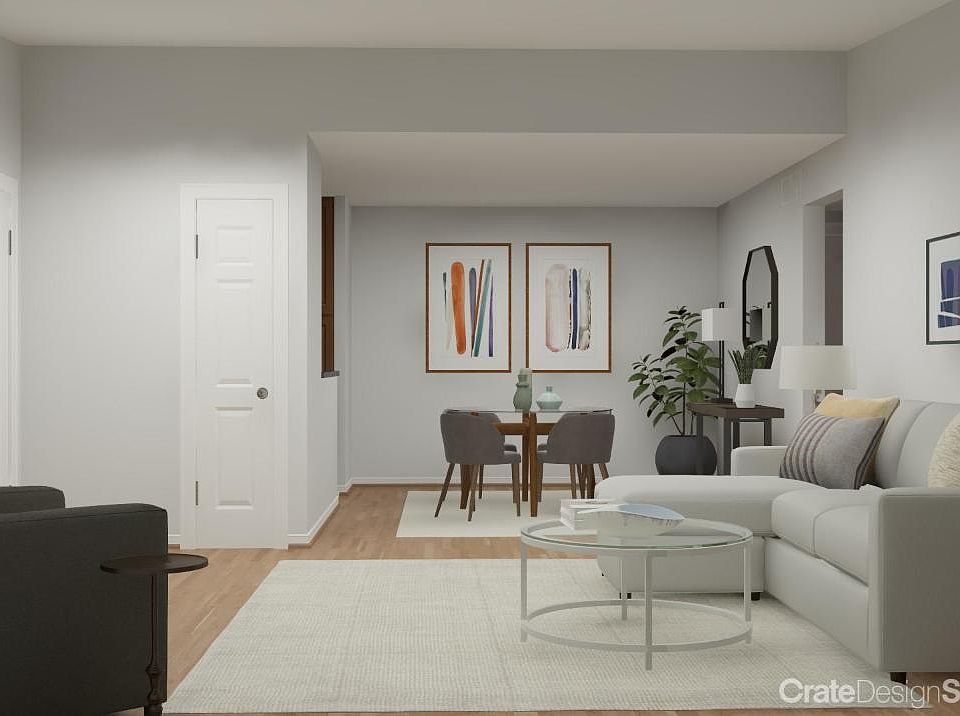 Virtual staging - living/dining rooms