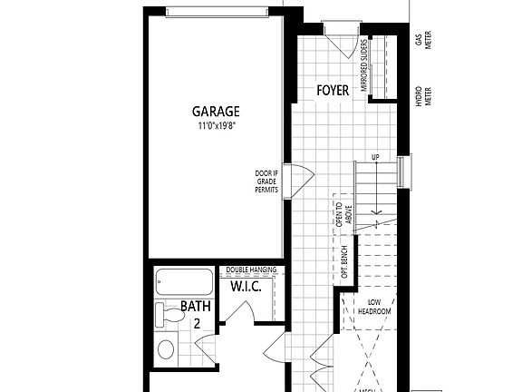 Bedroom 4 w Bath in Lieu of Tandem Garage