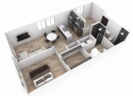 Floor plan Model B