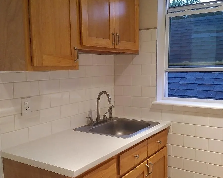 kitchen on the left