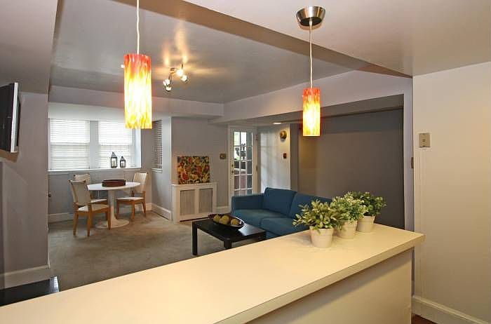 View to living room