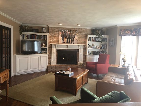 Custom cabinets & fireplace