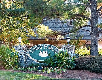 Finley Forest entrance sign