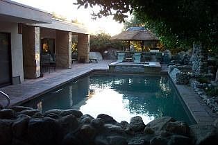 Pool with electric cover