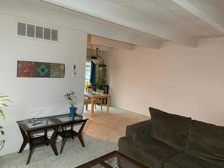 Another view from the living room into the dining area.