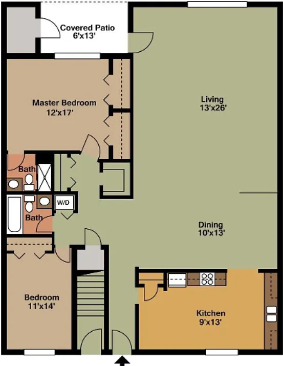 Floor plan 2 Bedroom