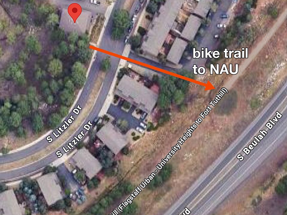 close proximity to NAU bike path