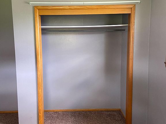 Bedroom 1 closet space.