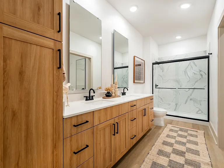 Spa-inspired finishes