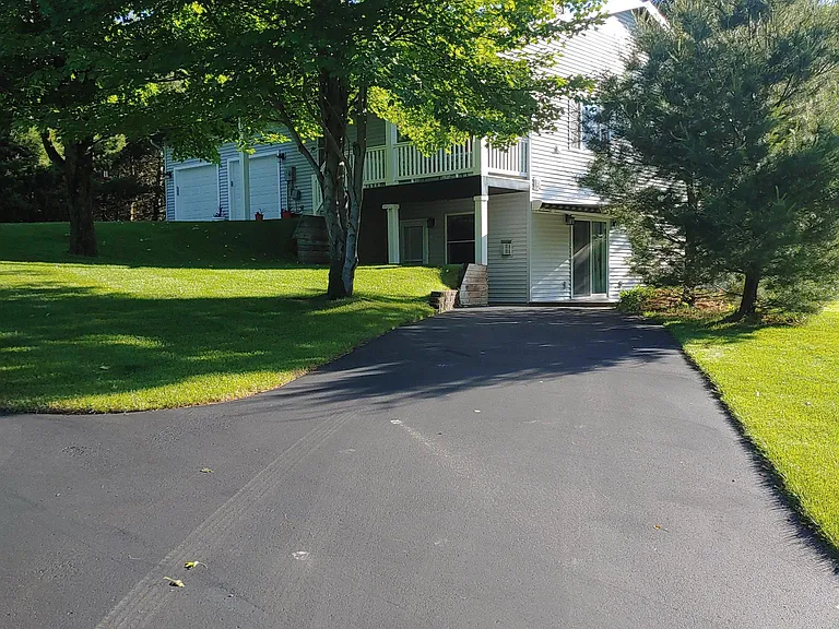 Two Bedroom, two bath duplex style walk-out apartment.