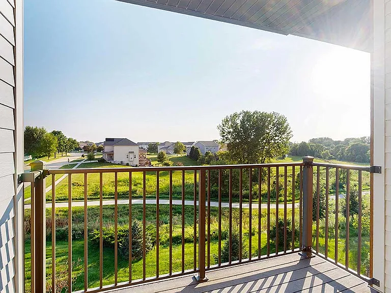 Step out for a breath of fresh air and enjoy your own private outdoor space with stunning views.