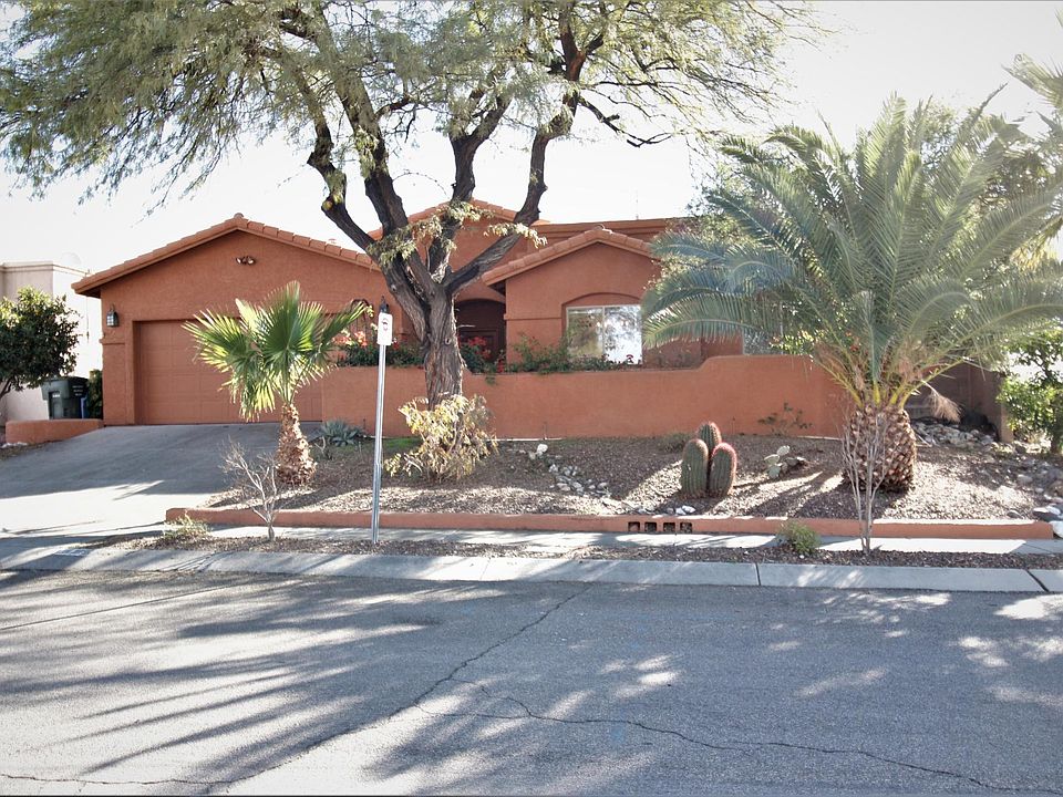 Front of the house with low-care landscaping